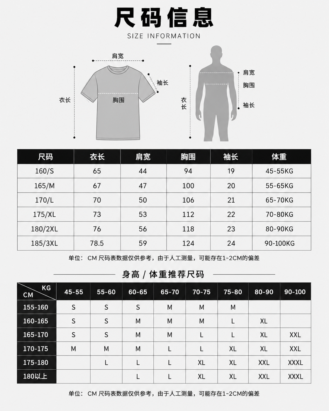 KARMA 尺碼表